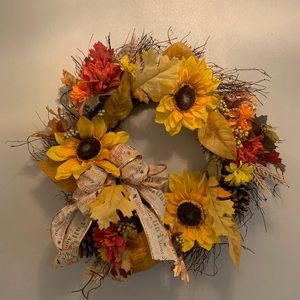 Holiday Thanksgiving Fall Wreath